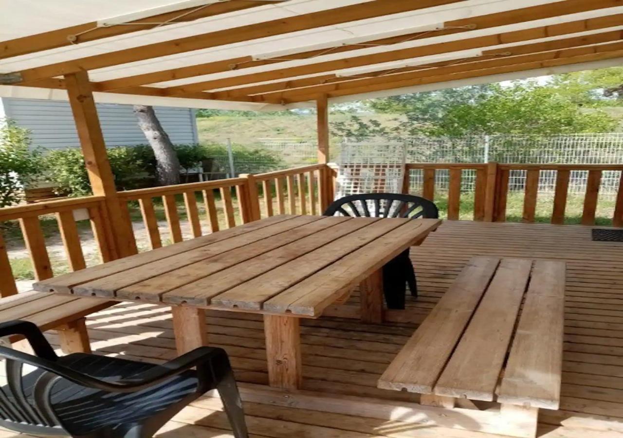 La Roque d'Anthéron - Mobile-home - 6 pers - 3 ch - Piscine Exterior foto